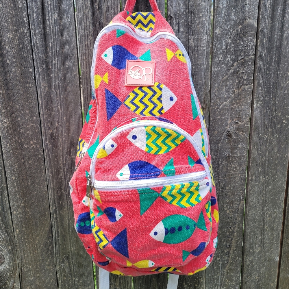 Vintage OP Beach Vibes Backpack